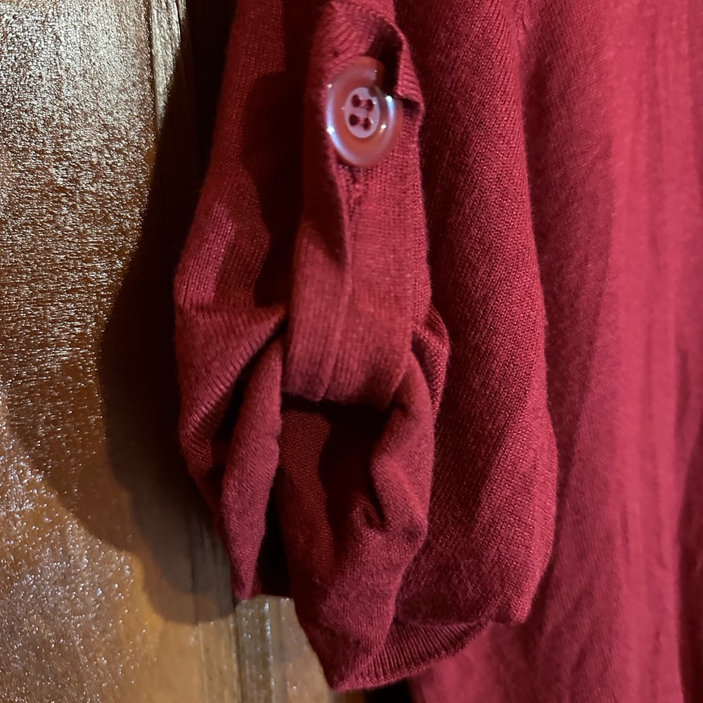 Plus Size Cow Neck Sweater - Picture 3 of 5